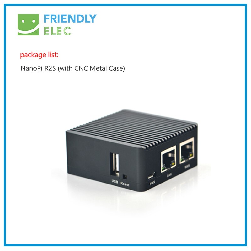 NanoPi R2S OpenWrt system RK3328 mini router dual gigabit port 1GB große speicher