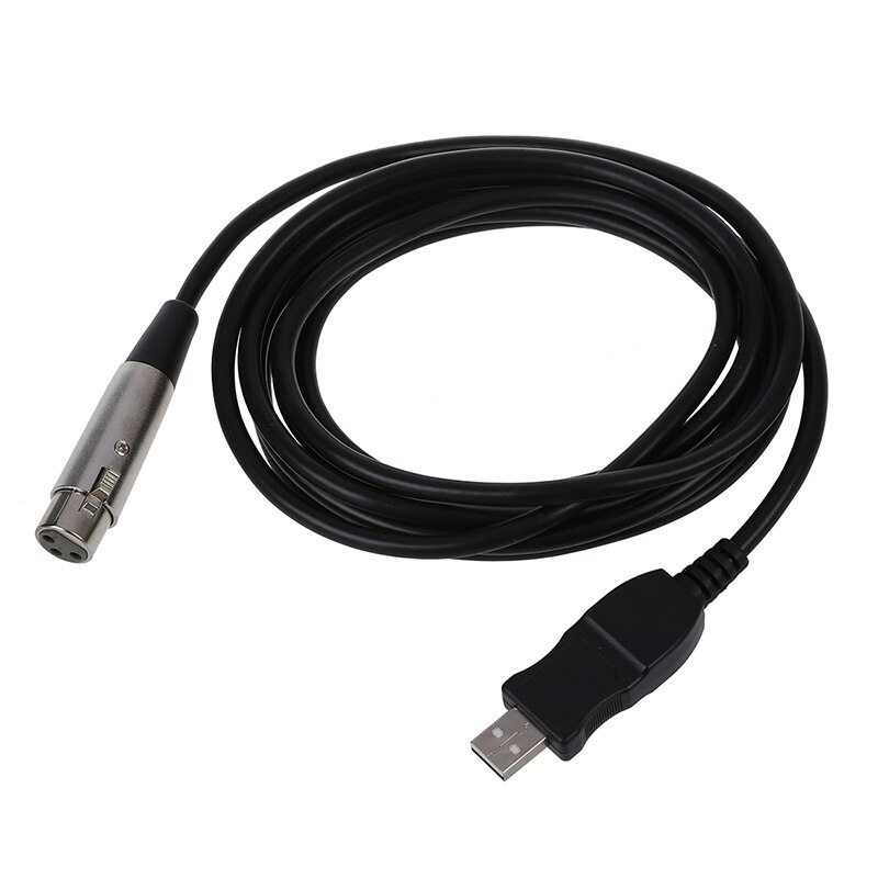 USB Male to 3 Pin XLR Female Microphone MIC Studio o Link Cable: Default Title