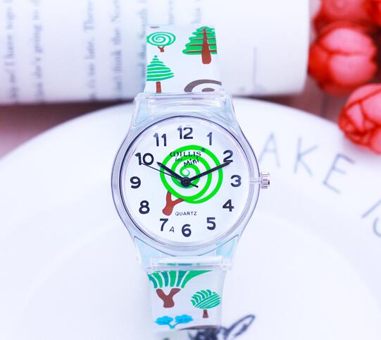 WILLIS Stijlen Mode Meisjes Horloges Silicone Horloge Gemengde Kleuren Lover's Horloges Vrouwen Sport Plastic Klok Kids Horloge: 2