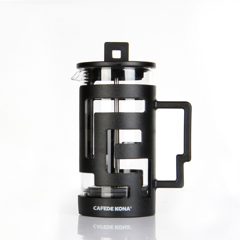 Koffiekan Franse Pers Koffiezetapparaat 350ML 800ML Percolators Koffiezetapparaat Koffie Pot Met Food Grade Glas muur Geven een Lepel