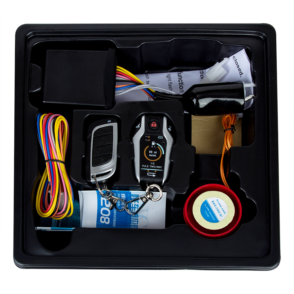 Motorcycle Alarm Anti-theft two way with induction remote control For Honda/Suzuki/Kawasaki/Yamaha motorcycles