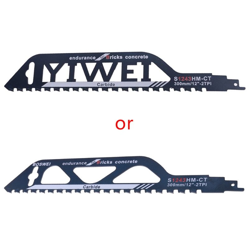 Cemented Carbide Demolition Masonry Reciprocating Saw Blade Cutting Brick Stone
