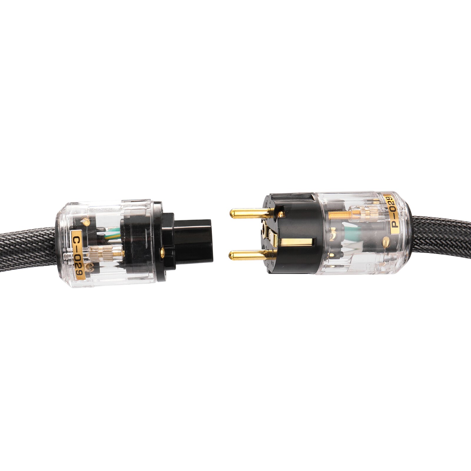 Pure Copper with Shielded HiFi Power Cord Audio AC Amplifier Wire AC Power Cable