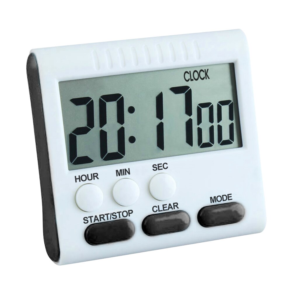 Magnetic Large LCD Digital Kitchen Timer With Loud Alarm Count Up& Down Clock To 24 Hours Kitchen Tools 1pcs: 02