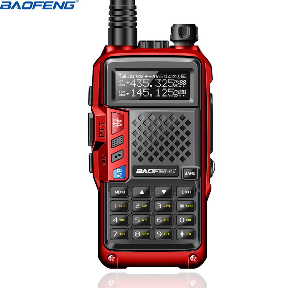 BAOFENG BF-UVB3 PLUS 8W 8watt High Power UHF/VHF Dual Band 10KM Long Range draagbare ham walkie Talkie Meerdere Opladen Modus