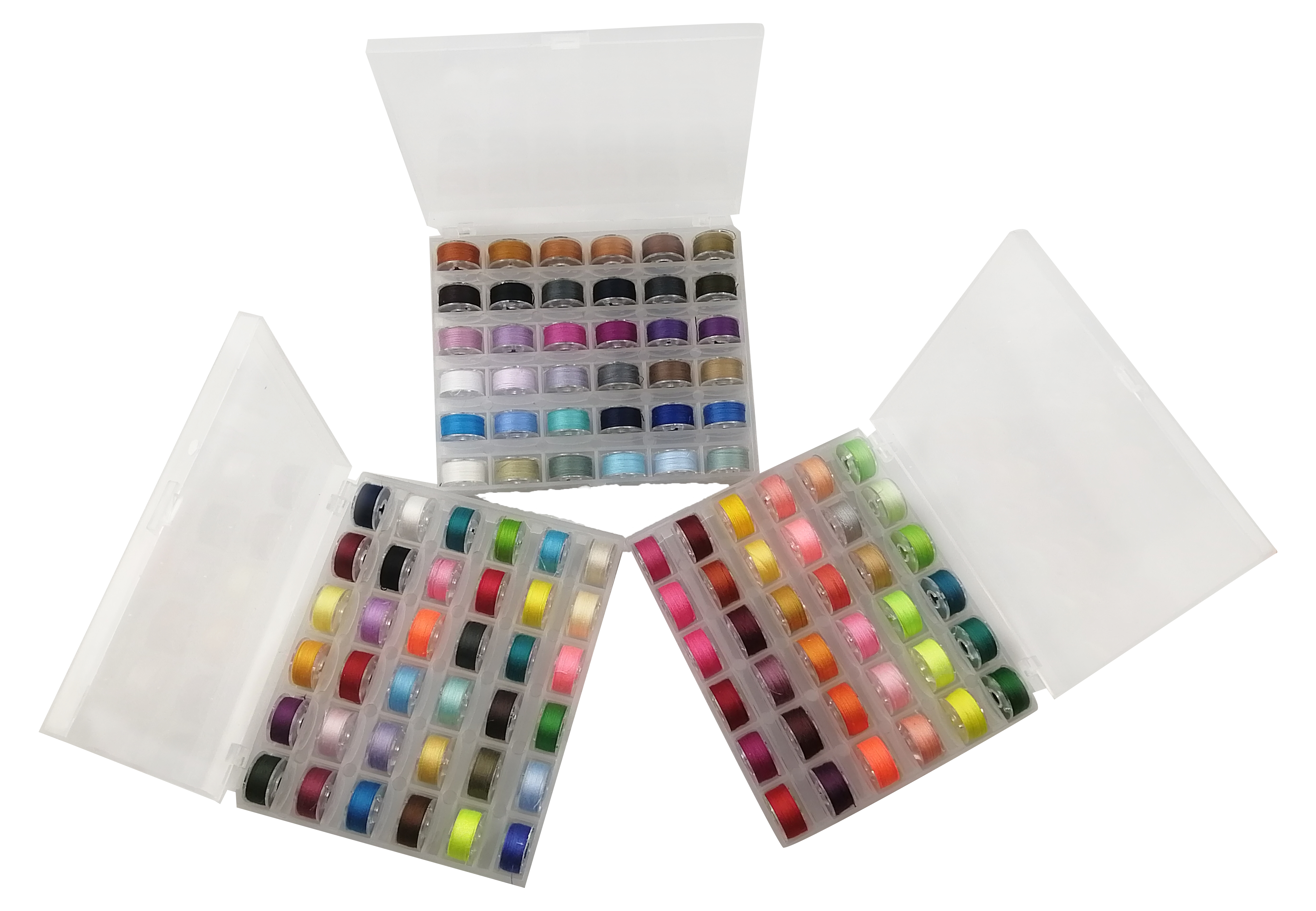Fil de canette 108 couleurs 72 couleurs 40S/2 taille A SA156 pour Machines à coudre et à broder: 108 different colors
