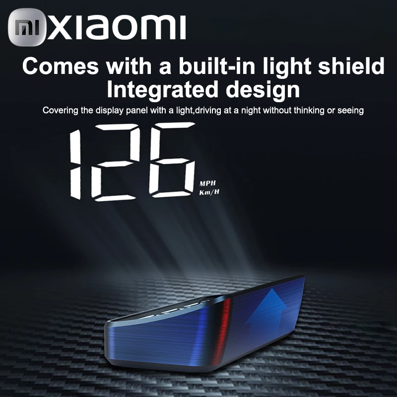 Xiaomi Auto Tacho HUD Kopf hoch Anzeige Digital Geschwindigkeit Meter Windschutzscheibe Projektor Fahrzeuge Lkw Auto Elektronik Zubehör