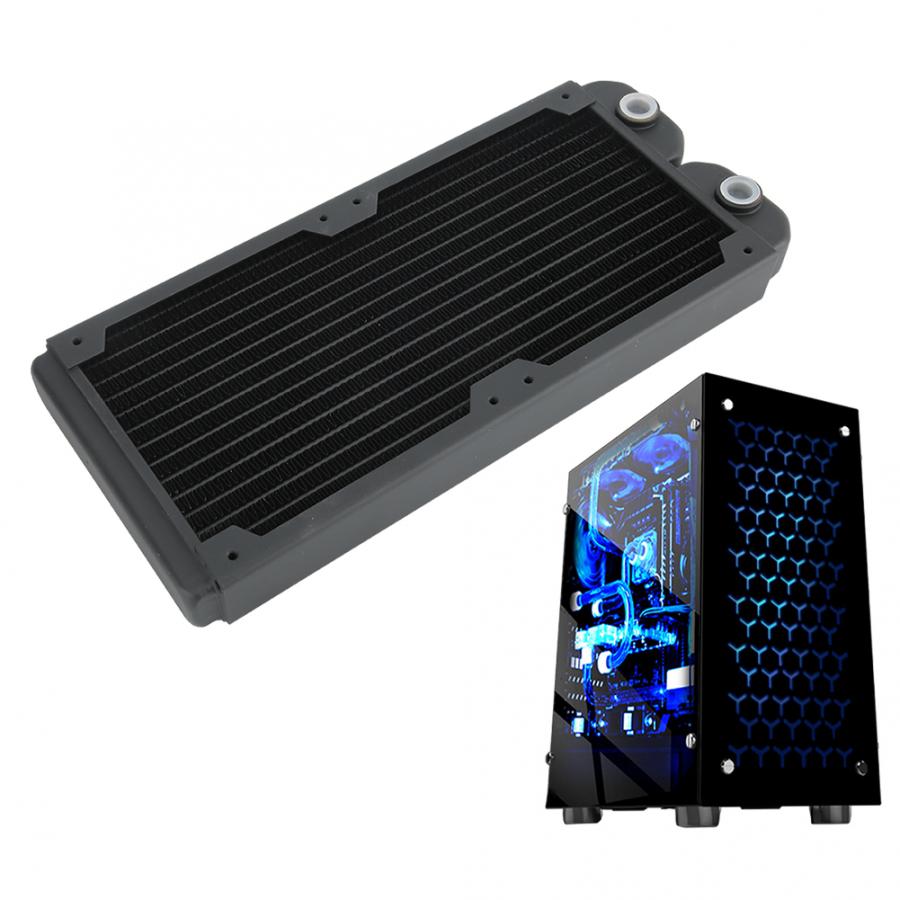 Pc kylfläns vattenkylning värmeavledande kopparradiator för för skönhet och industriell utrustning cpu vattenkylare