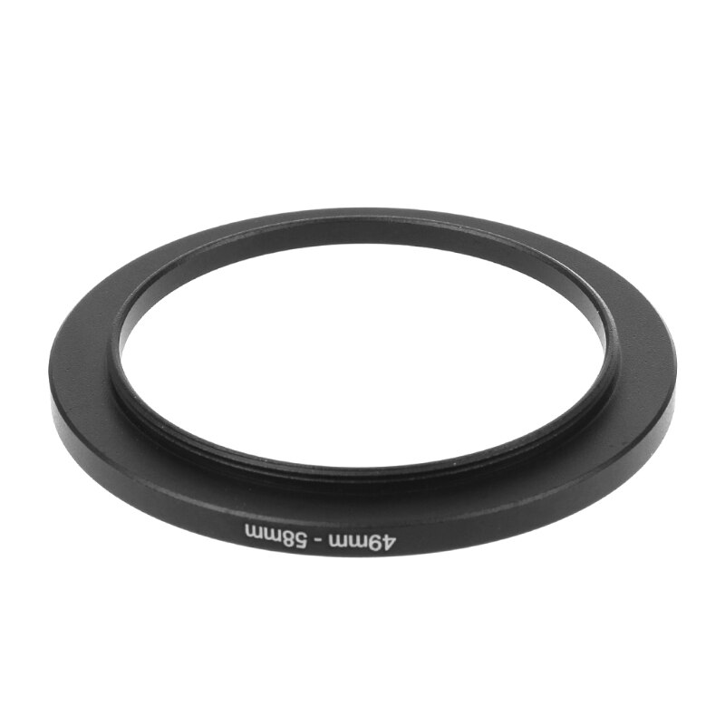 49Mm Tot 58Mm Metalen Step Up Ring Lens Adapter Filter Camera Tool Accessoires G88D