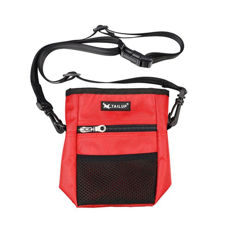 Portable Dog Training Treat Bags Detachable Doggie Pet Feed Pocket Pouch Puppy Snack Reward interactive Waist Bag Pet Dog Pouch: R