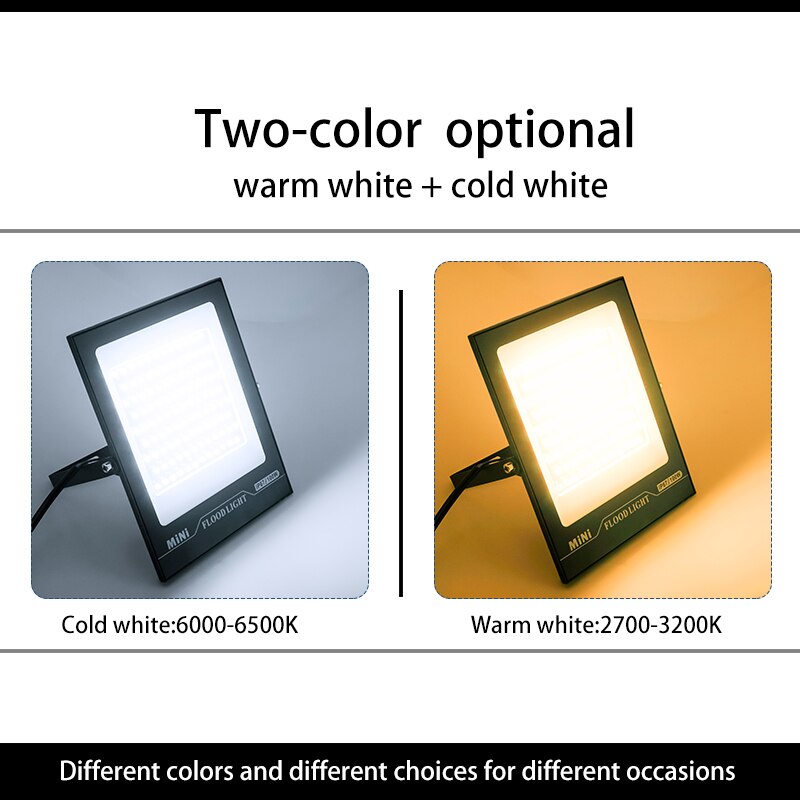 LED Flood Light IP67 Waterproof 10W 20W 30W 50W 100W 150W 220V 240V Floodlight Outdoor Lighting for Garage,Street,Garden,Yard