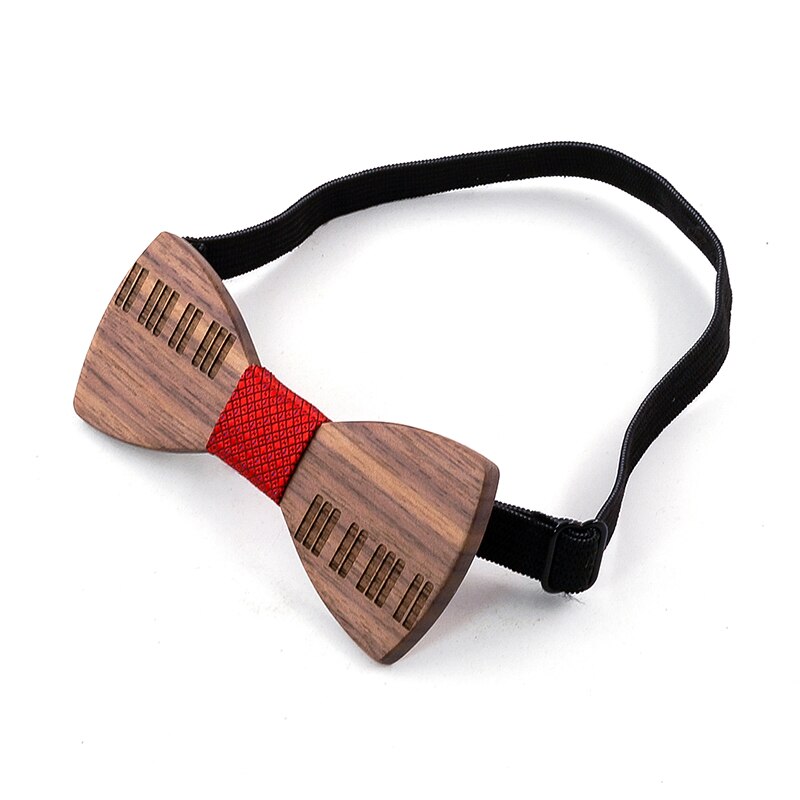 Træ børn butterfly søde slik farver baby bowtie blomster pige smoking tilbehør drenge børn butterfly