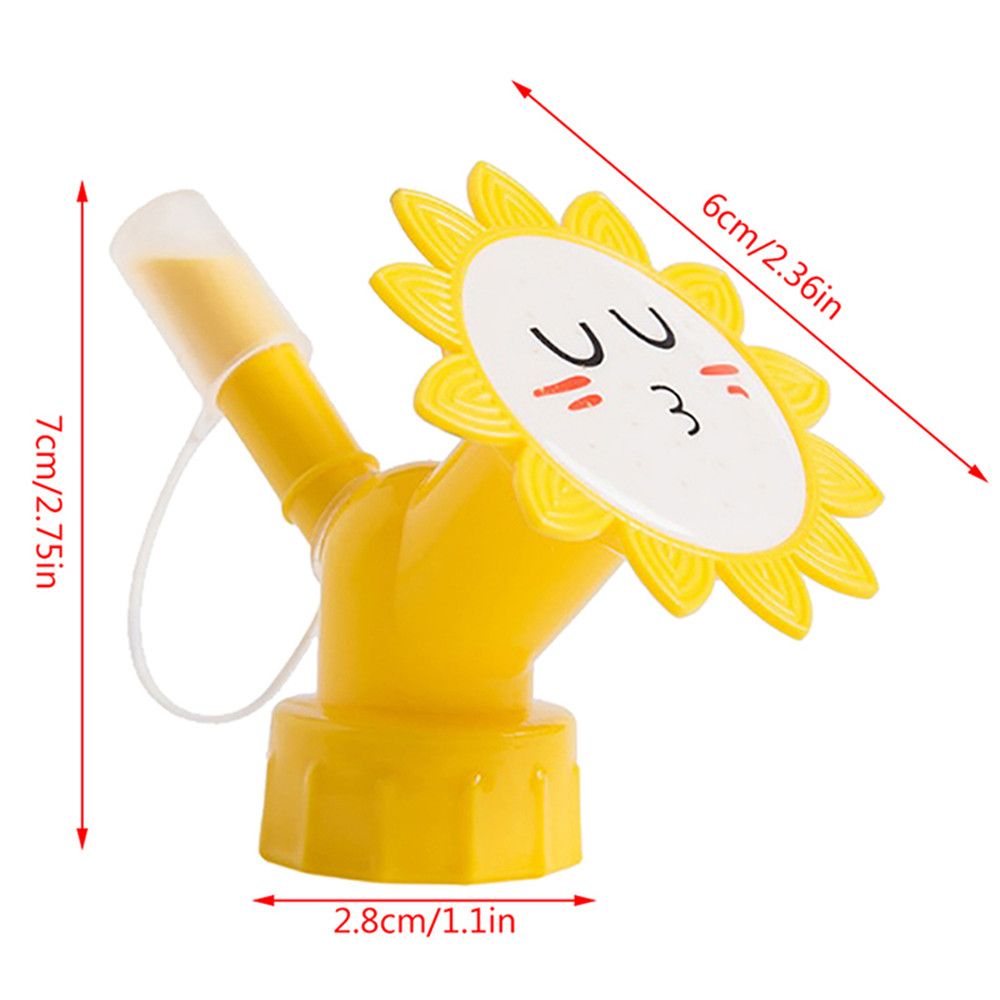 Boquilla de riego Universal de doble cabezal, regadera de plástico para regaderas de flores, herramienta de jardín para ducha, 2 en 1,