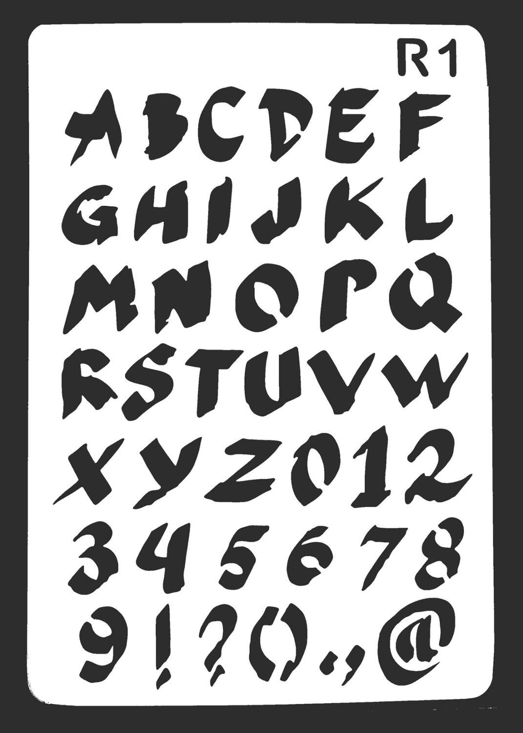 Letters en cijfers diy gelaagdheid sjablonen muurschildering plakboek kleuren reliëf album decoratie papier kaart sjabloon