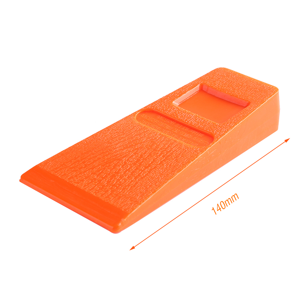 Orange Plastic Durable Felling Wedge Felled Chock Tree Cutting Wedge Spiked Wedge Woodcutting Tool 14cm 2 Pcs