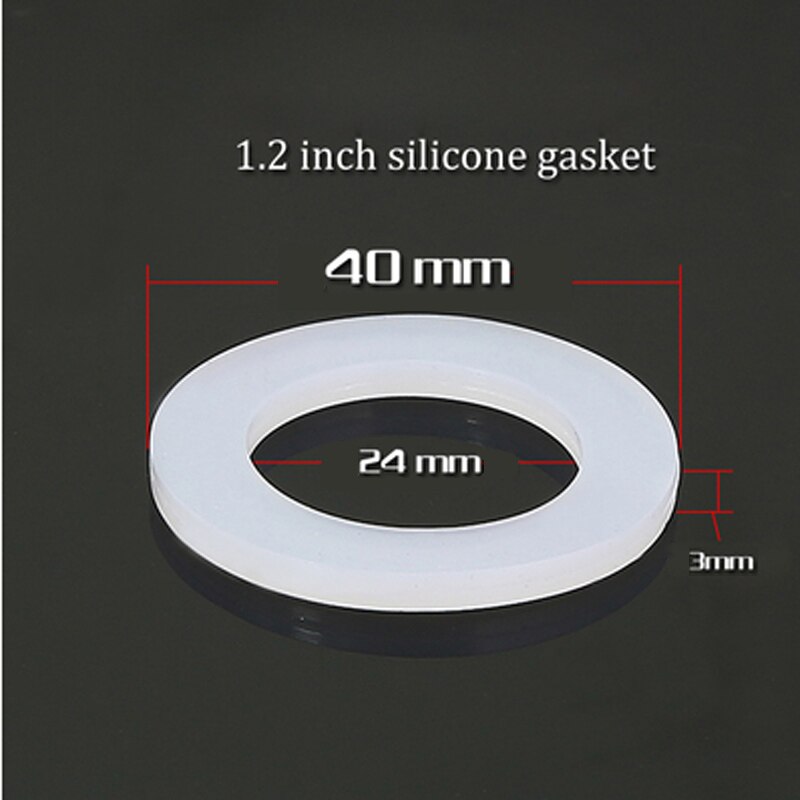 10 PCS DN8/10/15/20/25/32/40 Silicone Gasket Flat Sealing Washer Spacer For 1/4" 3/8" 1/2" 3/4" 1" 1-1/4" 1-1/2" BSP NPT Fitting: DN32