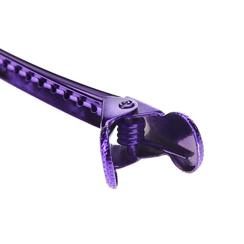 12 Stks/set Metalen Sectie Kappers Clip Alligator Haar Klem Haarspelden Diy Kapper Salon Hairstyling Sectioning Gereedschap Diy Thuis