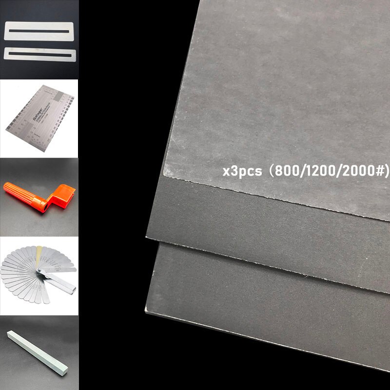 Acoustic Electric Guitar Ukulele Fret Repair Tool Kit Fret Crowning File Polish Took Winder Fret Ruler String Cutter Guitar Part: Kit D1