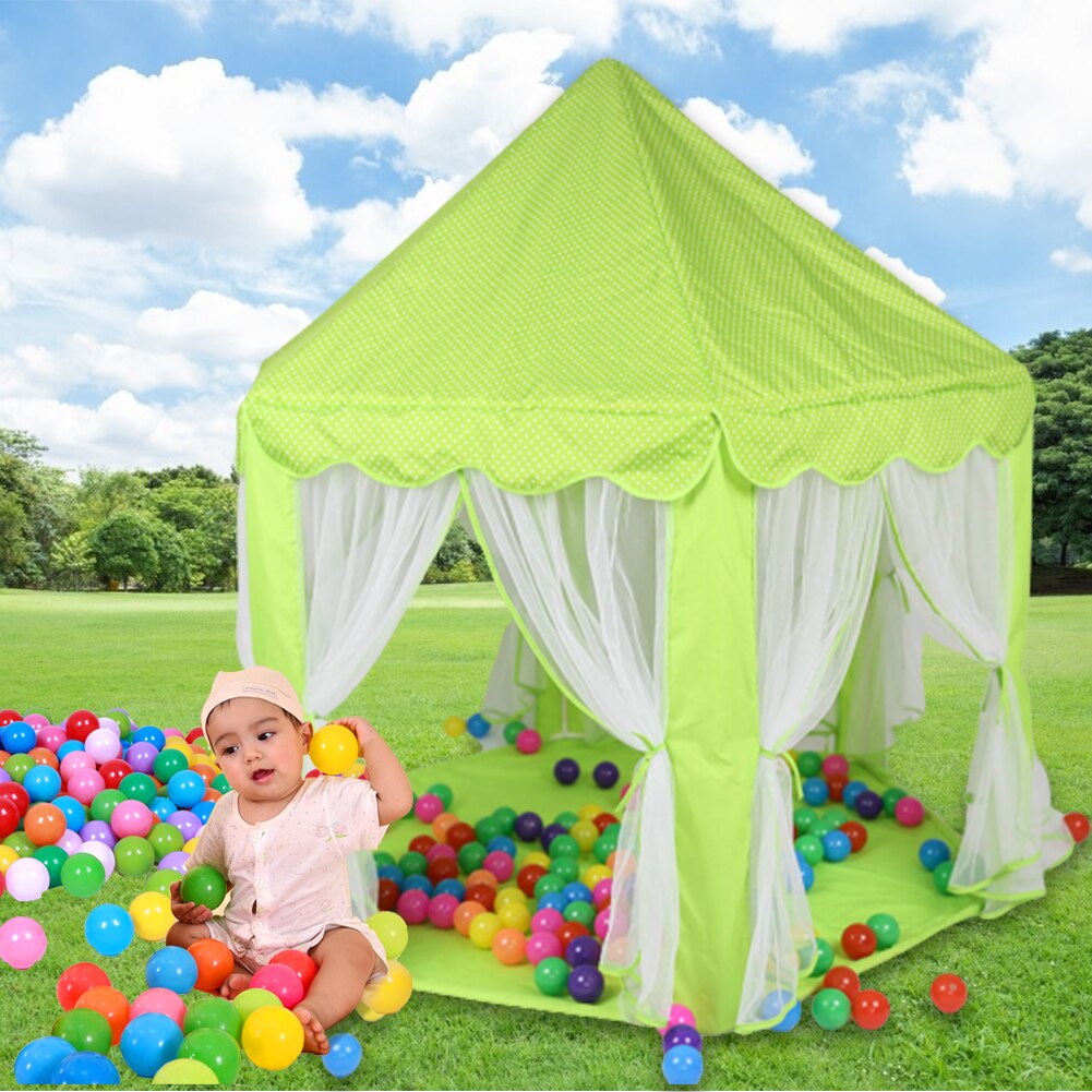 Baby Play House gioco tenda giocattoli Baby Princess Castle Kid's Ocean Ball Pit Pool tenda da gioco pieghevole pieghevole portatile tende Teepee
