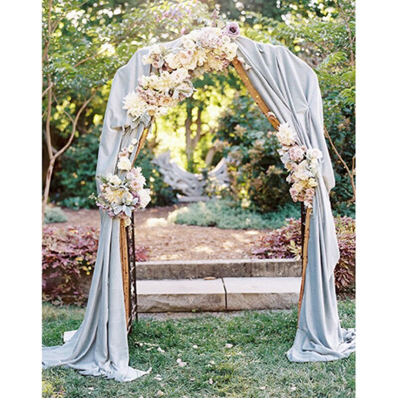 Iron Wedding Arch Decorative Garden Backdrop Pergola Stand Flower Frame for Marriage birthday wedding Party Decoration DIY Arch