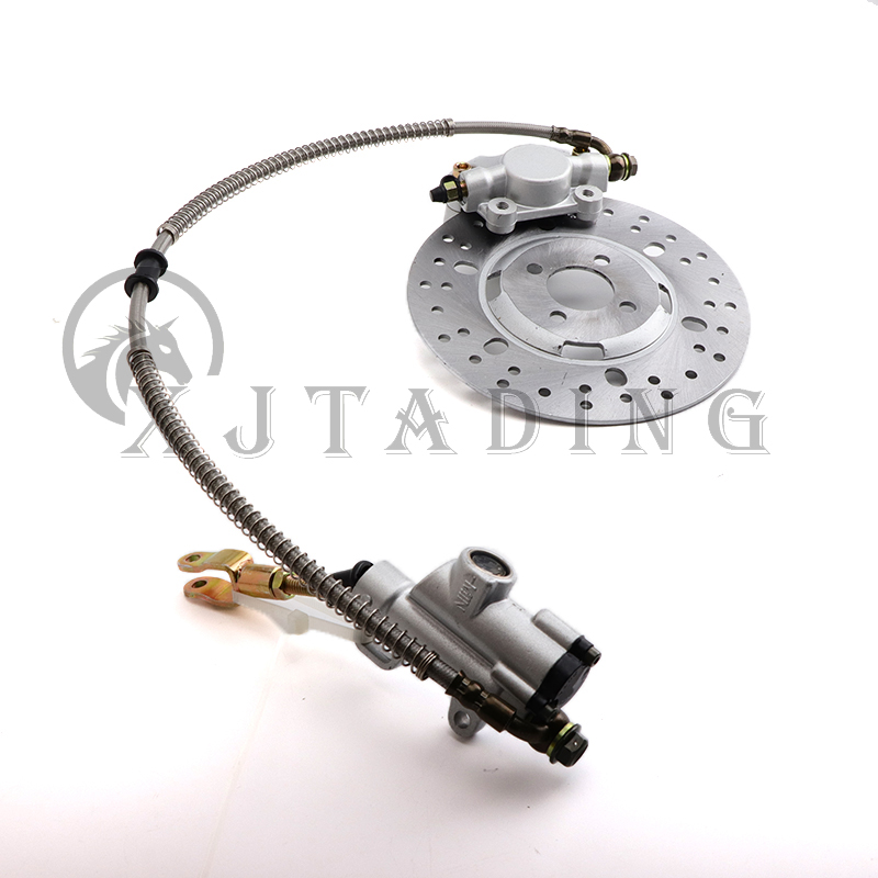 Hydraulische scheibenbremsanlage mit bremssattel, hauptbremszylinder und bremsscheibe für atv, go-kart, buggy und quad ( 50cc-250cc stück): Blau