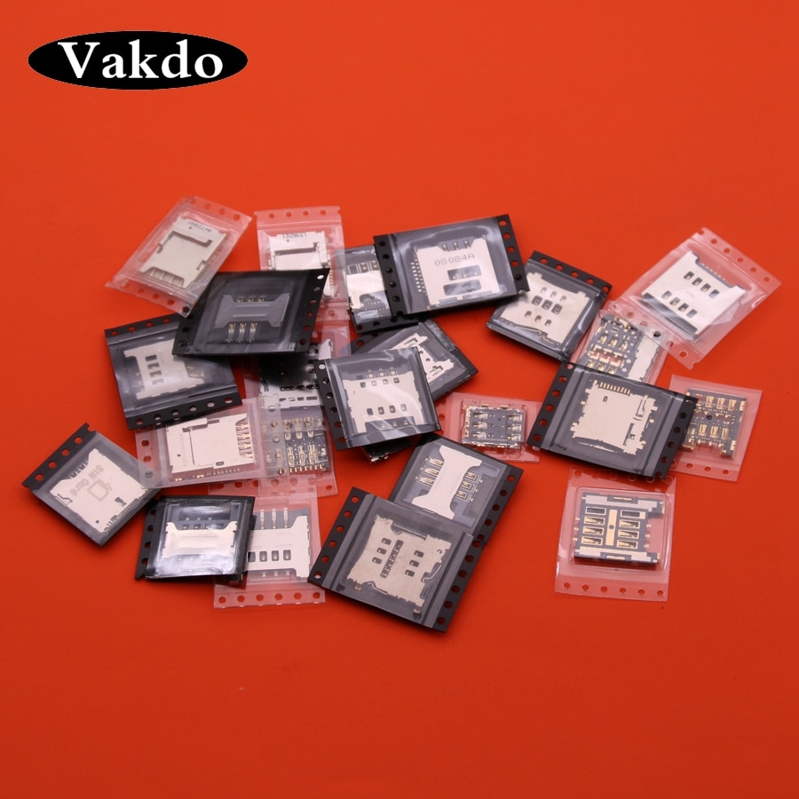 25 modelle Kartenleser SIM Karte Slot Leser Anschluss Buchse Halfter Fach für Samsung AUSU Xiaomi Huawei Lenovo