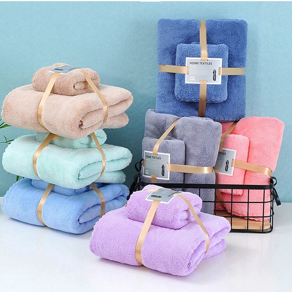 3 Stuks Handdoek Badhanddoek Set Badkamer Hand Gezicht Douche Handdoeken Voor Volwassenen Kids Zachte Absorberende Gewaden Wearable Absorberende Towe