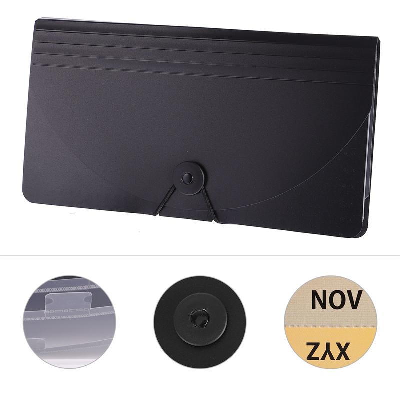 13-Layer Document Bag Office File Folder Multi-Function Pocket File Organizer