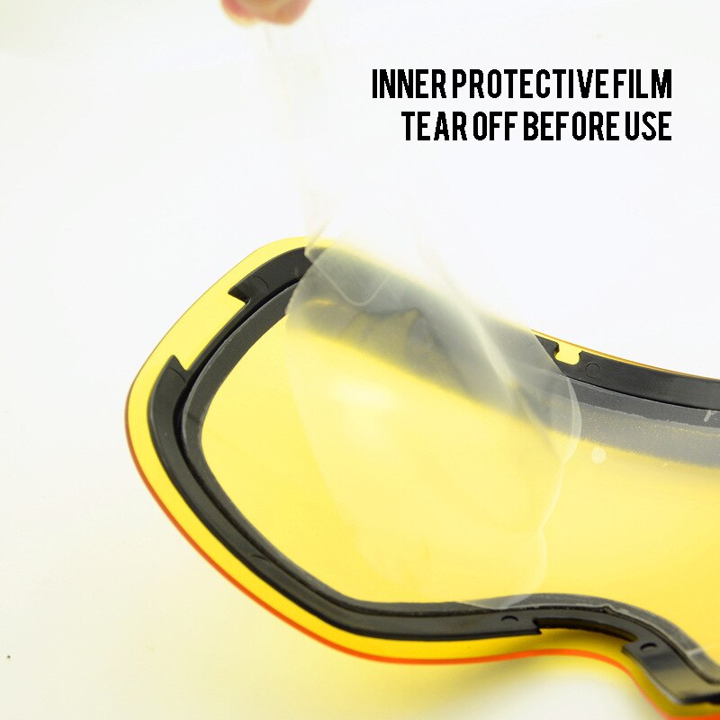 (Lens Only)Ski Goggles Lens For Anti-fog UV400 Big Spherical Ski Glasses Snow Goggles Eyewear Lenses Replacement