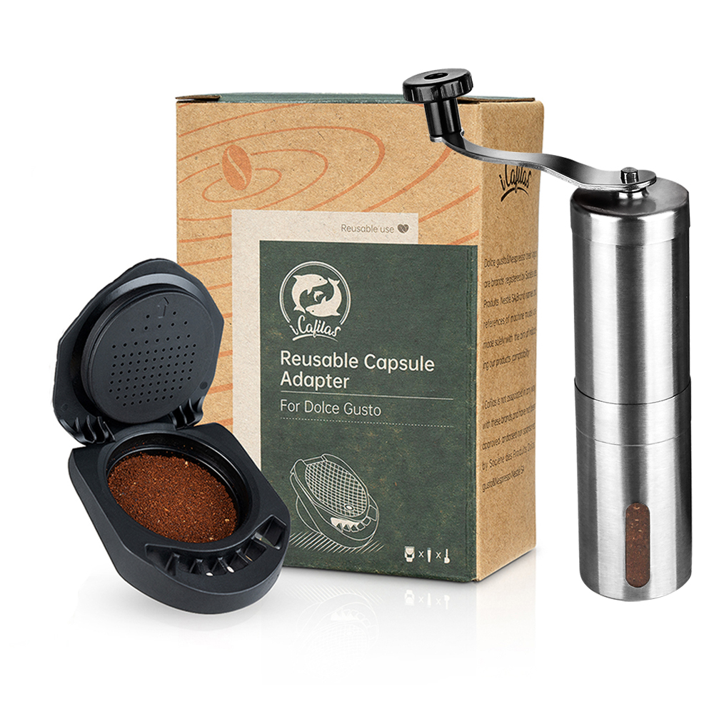 Coffee Adapter for Dolce Gusto Reusable Capsule Adapter Compatible with Genio S / Piccolo XS Coffee Machine Espresso Accessories: MULTI