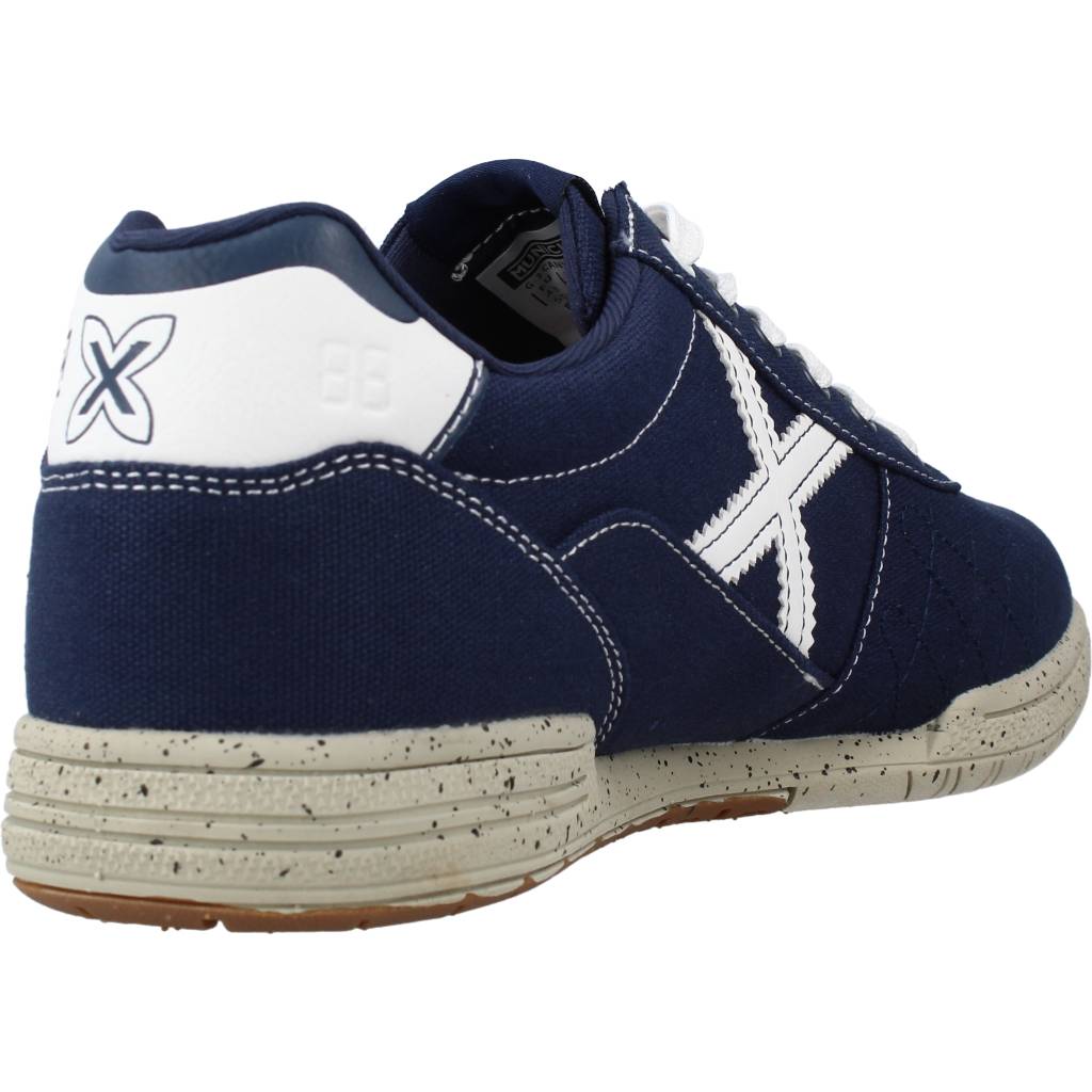 MUNICH, G-A CANVAS, Zapatos deportivas de hombre, AZUL con suela exterior de goma y suela interior de textil