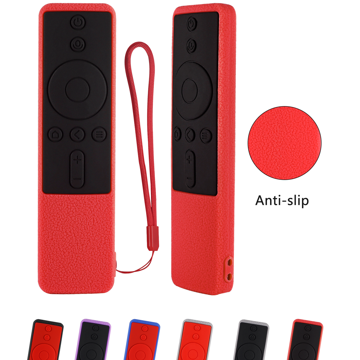 Mando a distancia de silicona para Xiaomi TV, 4A, 4C, 4X, 4S, funda protectora de silicona suave, funda de goma para Xiaomi IP TV, decodificador 4S Pro