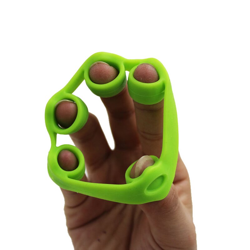 1Pcs Silicone Hand Vinger Trainer Ring Anti Stress Speelgoed Student School Verhogen Focus Speelgoed Antistress Voor Autisme