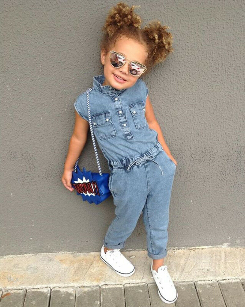 IMCUTE Kleinkind Kinder Mädchen Denim Overall Overall Overalls Outfits kinder Kostüm Kleidung Sommer