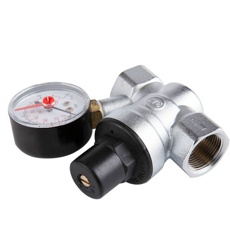 Dn15 dn20 trykreduktionsventiler vandtryksregulator med manometertryk
