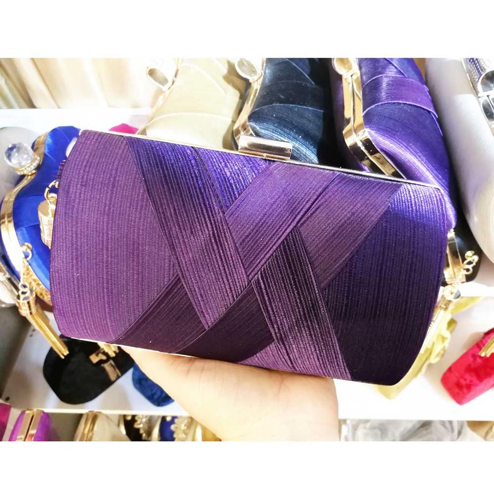 Billiger Red weave tasche hochzeit geldbörse Wristlets quasten handtaschen Kupplung Tasche Damen abend taschen: Purple