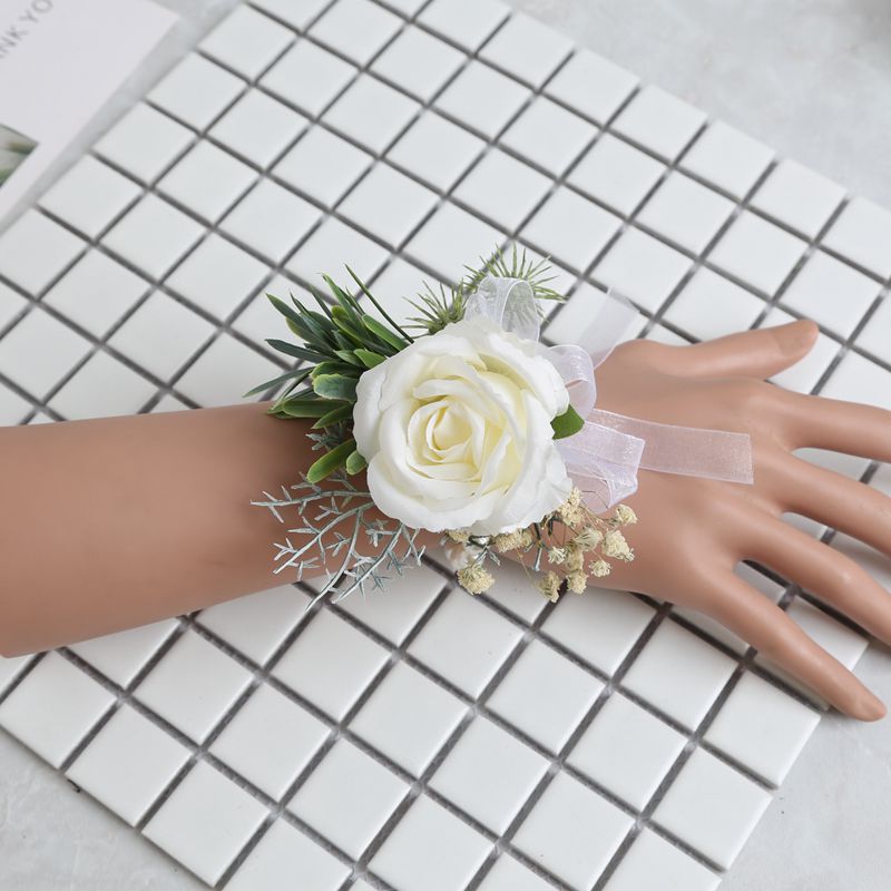 Skog älva bröllop blommor brudtärna handled blommor bästa man blomma tillbehör bröllop tillbehör  zr001