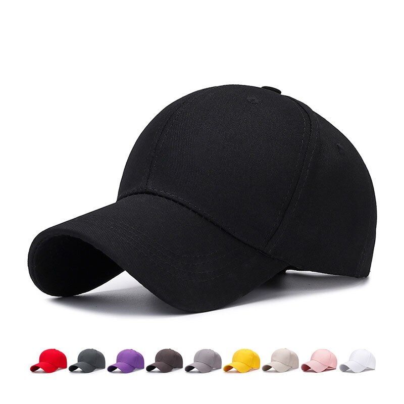 Solid Color Adjustable Unisex Spring Summer Dad Hat Shade Hip Hop Men Women Multiple Colour Baseball Cap Peaked Cap