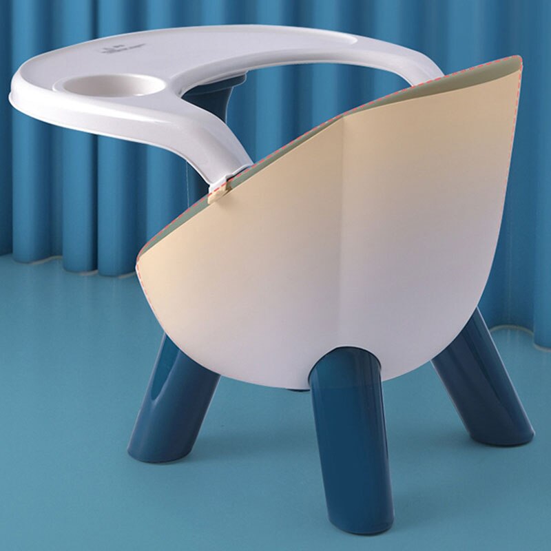 Kids Dining Chair with Plate Cute Baby Eating Chair Dining Back Call Called Chair Baby Plastic Chair Stool