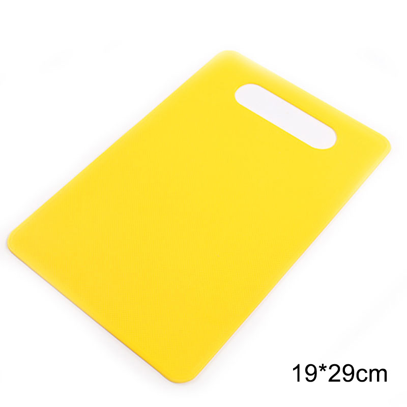 Chopping Blocks Portable PP Candy Color Multi Purpose Cutting Board Food Classification Boards Kitchen Supplies: YELLOW