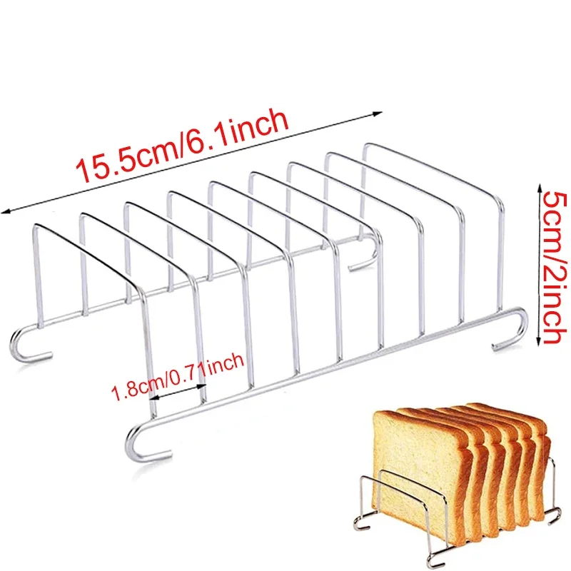 Multi-layer Detachable Grill Rack Thickened Air Fryer Baking Rack Metal Square/Round/Rectangle Oven Grill Racks Kitchen Tools: black