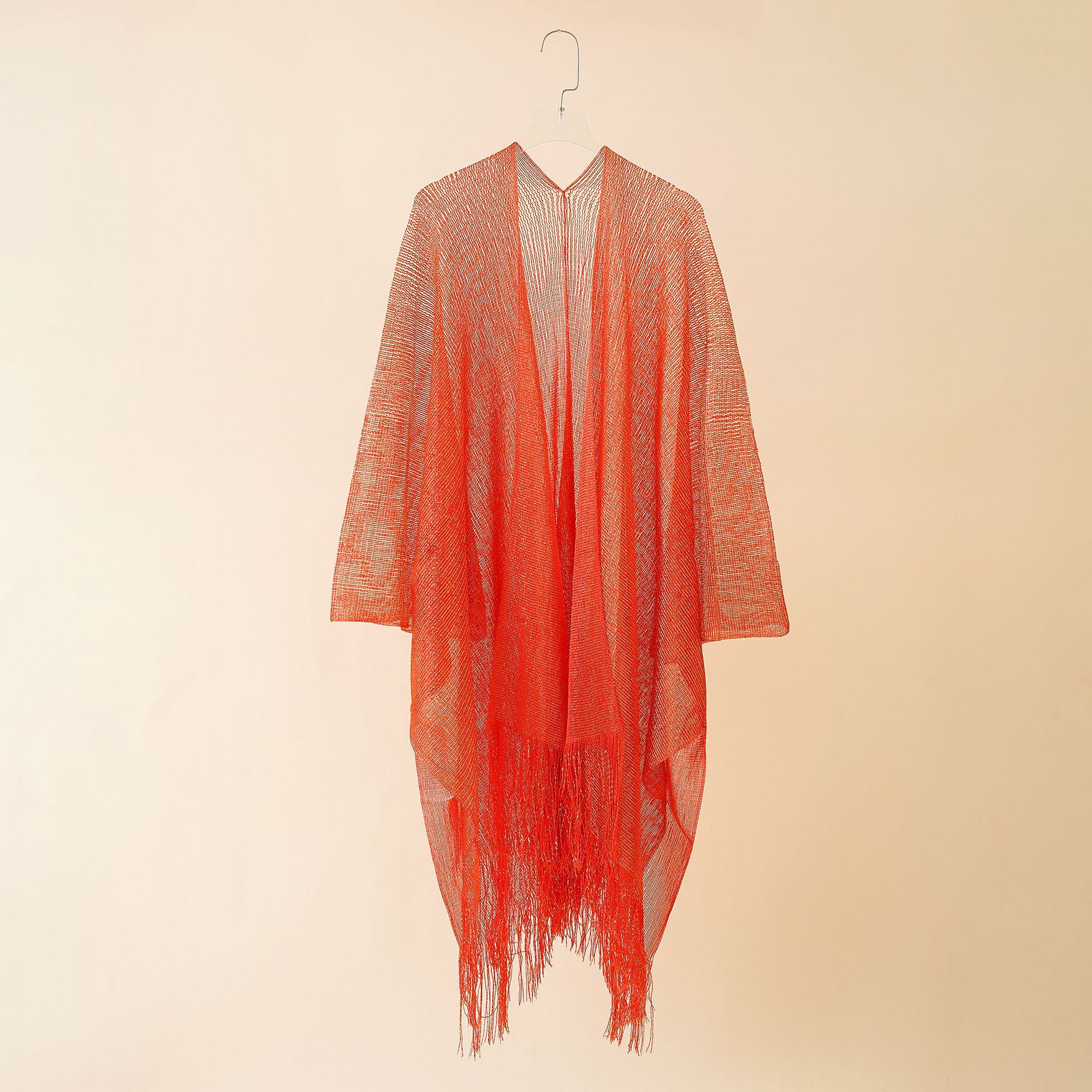 Women's Tops Loose Tassels Coverups Beach Swim Bikini Kimono Cardigan Bathing Suit Cover Ups Blouse for Swimwear Resort Wear