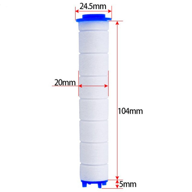 Schoon Douchekop Filter Pp Katoen Sprinkler Pressurized Water Saving Verwijderbare Hand-Held Douchekop: fliter