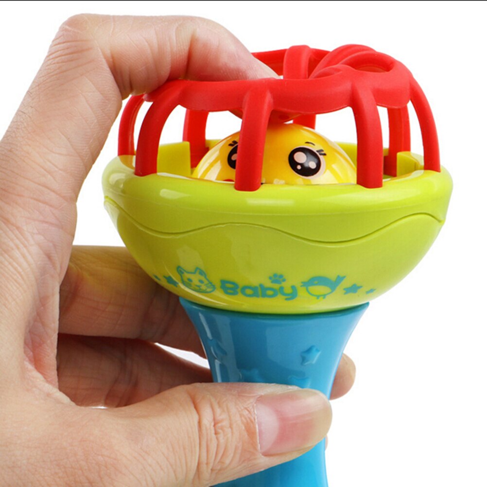 Sicher Silikon Rasseln Glocken Baby Spielzeug Schütteln Hanteln Früer Entwicklung Spielzeug Spaß Wenig Laut Glocke Ball Baby Rasseln
