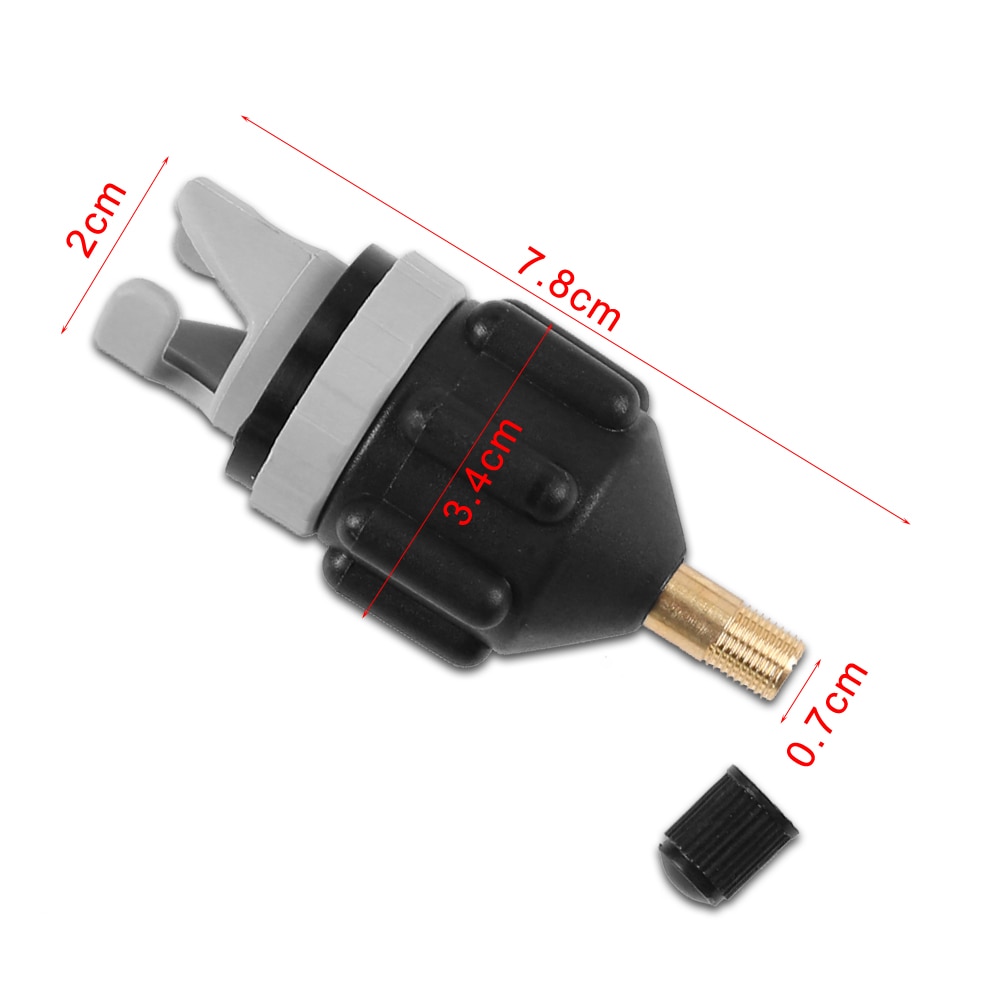 Inflatable Boat SUP Pump Adaptor With Standard Schrader Conventional Air Pump Air Valve Adapter Spoke Plate Attachment