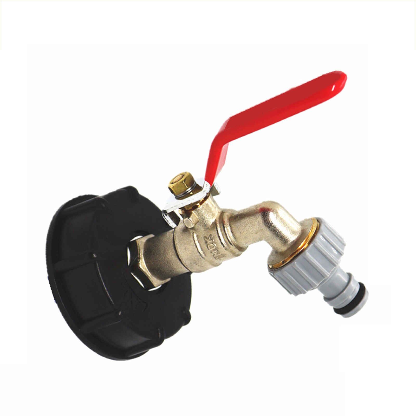 IBC faucet threaded connector, 1/2 inch water tank faucet coarse thread adapter threaded joint faucet joint faucet adapter water