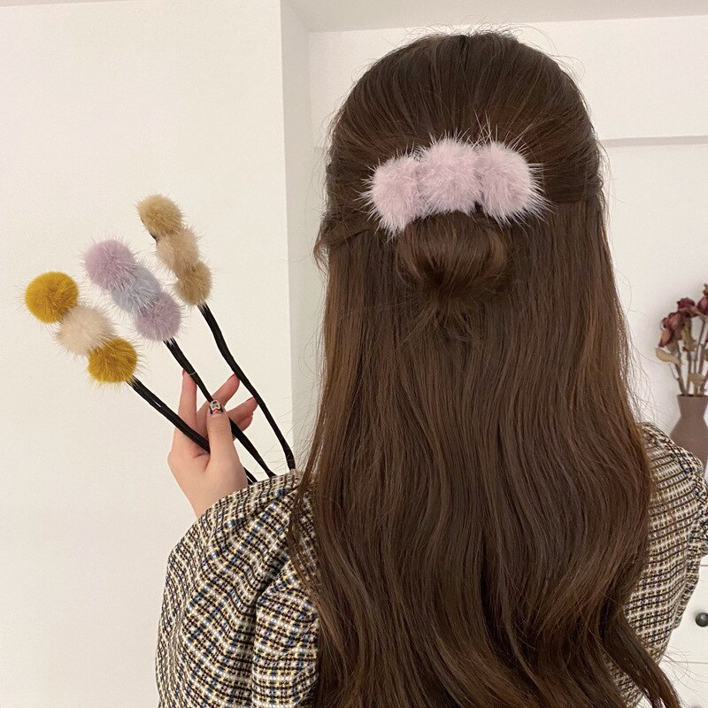 Ruban en cristal pour chignon pour femmes, outils de coiffure, coréenne, accessoires pour bigoudis, pour petite amie