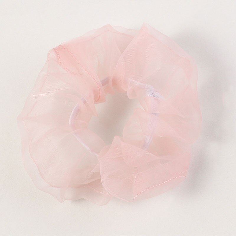 Oversized Hair Scrunchies For Women Solid Organza Scrunchie Hair Rubber Bands Elastic Hair Ties Accessories Ponytail Holder: A2