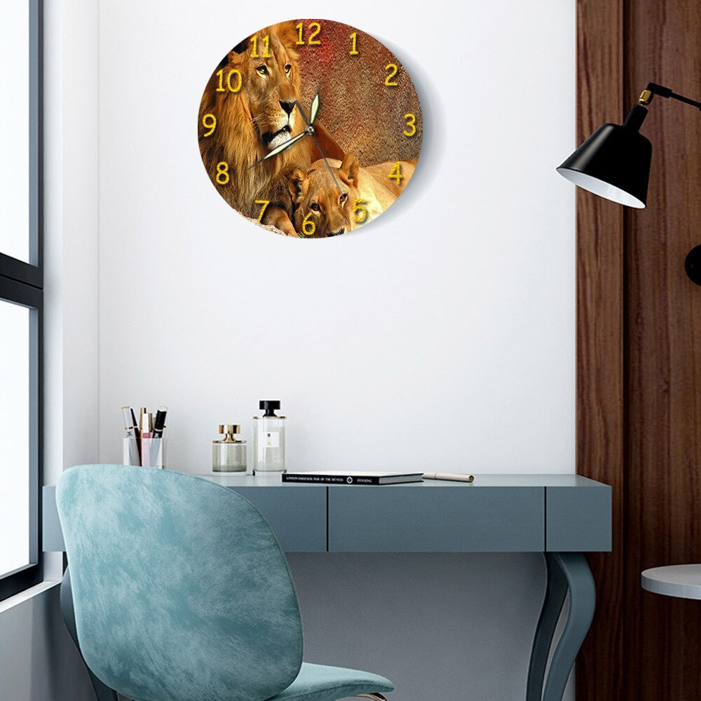 Vintage Wall Clock Silent Vintage Modern Wall Clock Digital Silent Relogio Parede Home Watch BB60