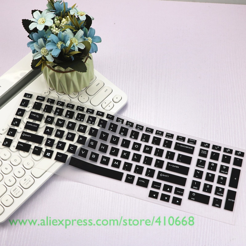 Silicone Keyboard Cover Skin Protector For Dell Alienware AREA-51M AREA-51 17 R3 M17 M15 17r5 15r4 r3 17.3 15.6 inch Laptop